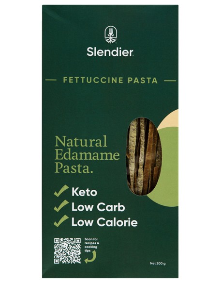 SLENDIER Fettucc.Edamame 200g