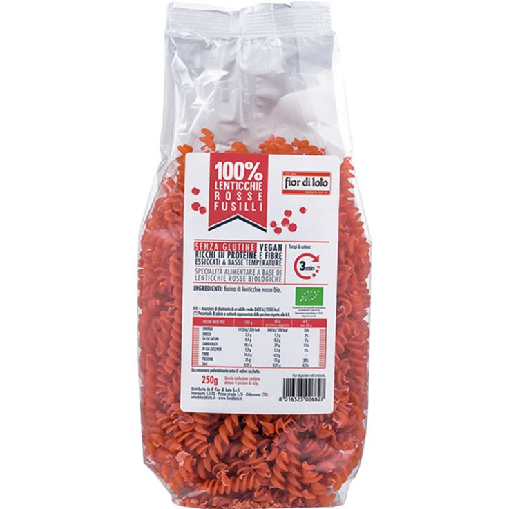 FdL Lenticchie Rosse Fusilli FdL Lenticchie Rosse Fusilli
