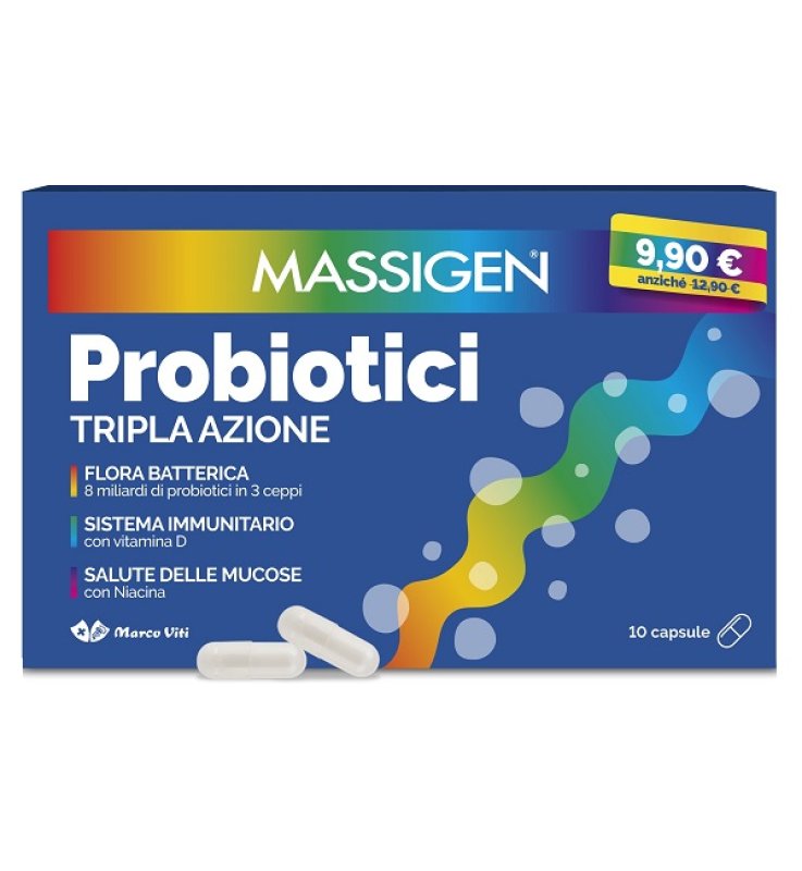 MASSIGEN Probiotici 10 Cps