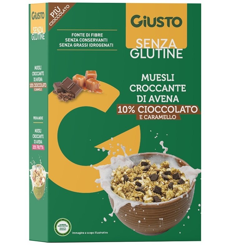 GIUSTO S/G Muesli Av/Ciocc275g