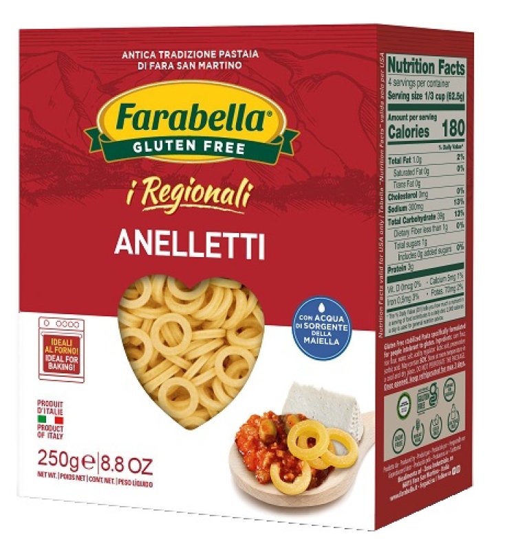 FARABELLA Pasta Anelletti 250g FARABELLA Pasta Anelletti 250g