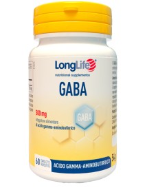LONGLIFE GABA 500mg 60 Tav. LONGLIFE GABA 500mg 60 Tav.