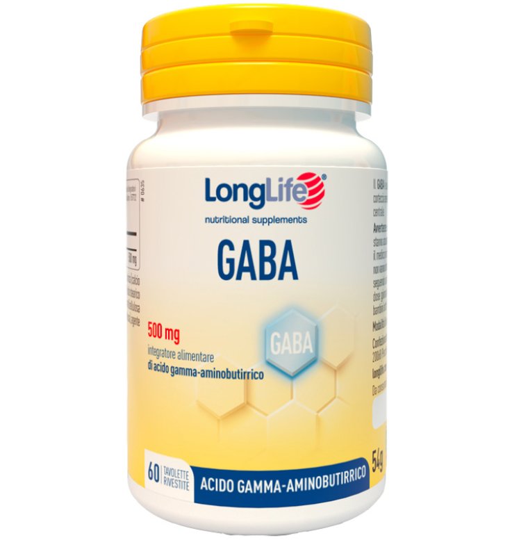 LONGLIFE GABA 500mg 60 Tav. LONGLIFE GABA 500mg 60 Tav.
