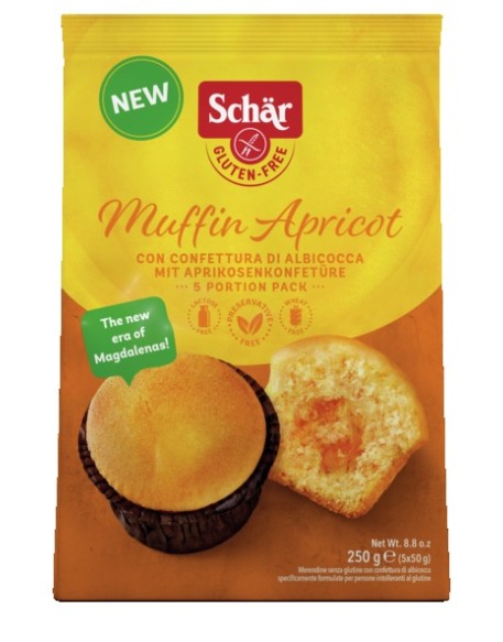 SCHAR MUFFIN APRICOT 5PZ