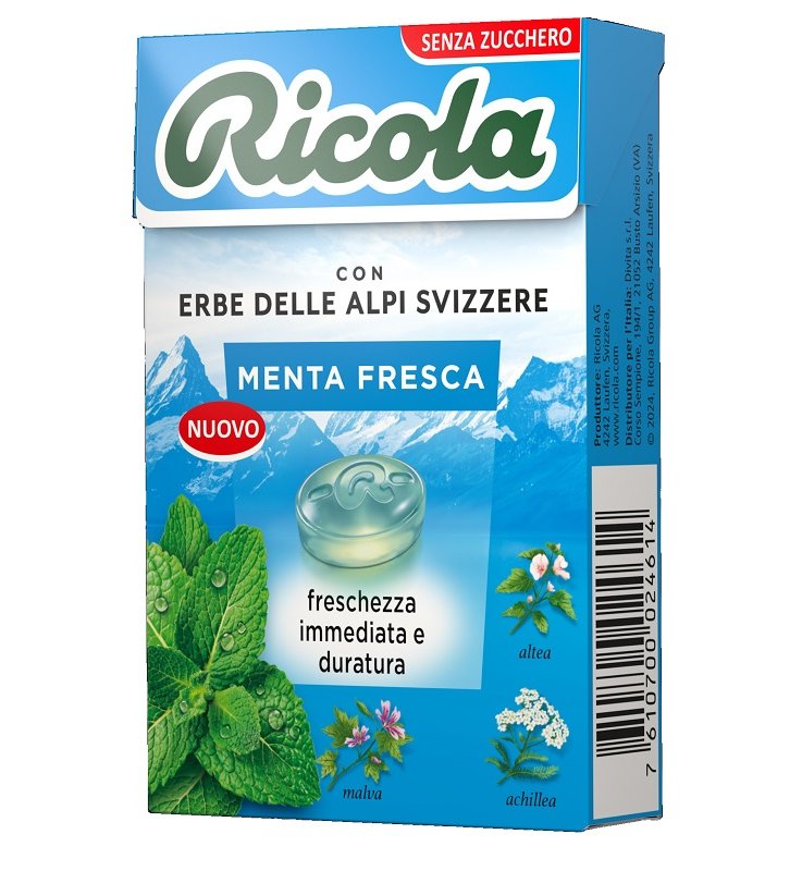 RICOLA Menta Fresca S/Z 50g RICOLA Menta Fresca S/Z 50g
