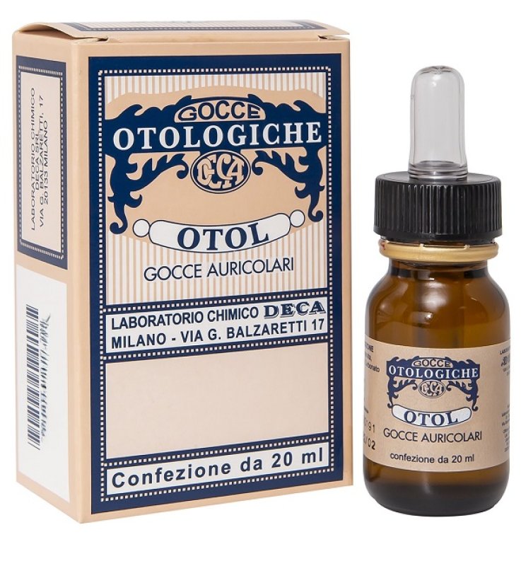 OTOL GOCCE AURICOLARI 20ML OTOL GOCCE AURICOLARI 20ML