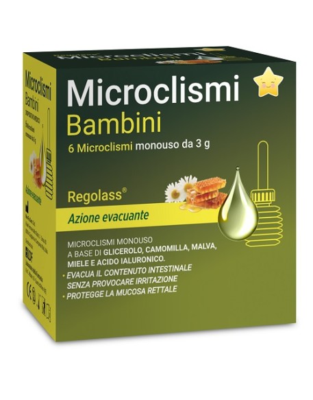 MICROCLISMI BAMBINI LABORATORIO DELLA FARMACIA 3 G 6 PEZZI