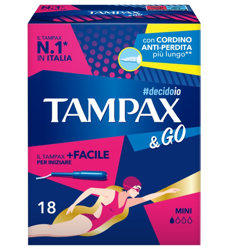 TAMPAX &GO MINI 18PZ TAMPAX &GO MINI 18PZ