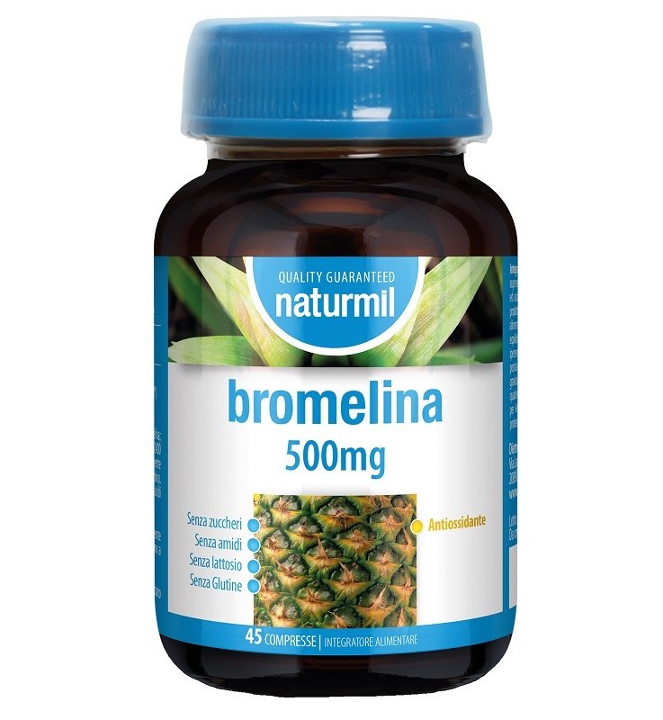 NATURMIL BROMELINA 500MG 45CPR