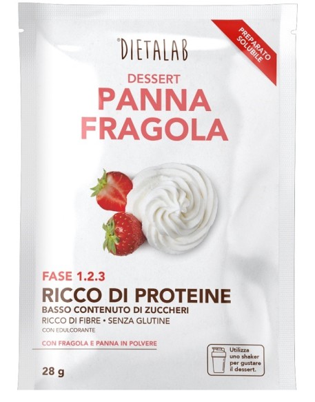 DIETALAB DESSERT PANNA FRAGOLA 28 G