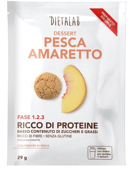 DIETALAB DESSERT PESCA AMARETTO 27 G