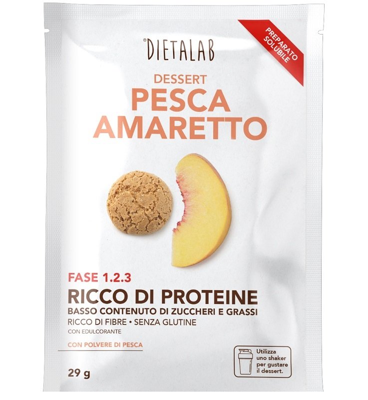 DIETALAB DESSERT PESCA AMARETTO 27 G