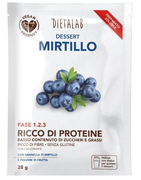 DIETALAB DESSERT MIRTILLO VEG 26 G