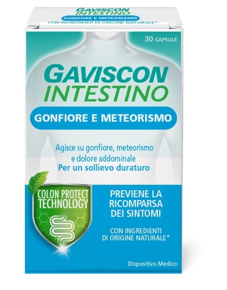 GAVISCON INTESTINO GONFIORE E METEORISMO 30 CAPSULE GAVISCON INTESTINO GONFIORE E METEORISMO 30 CAPSULE