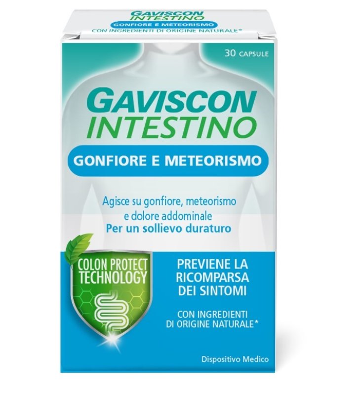 GAVISCON INTESTINO GONFIORE E METEORISMO 30 CAPSULE