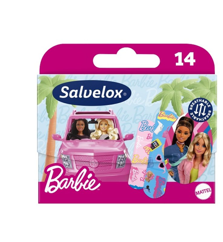 CEROTTO SALVELOX BARBIE 14 PEZZI