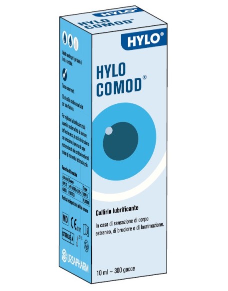 COLLIRIO LUBRIFICANTE HYLO COMOD IALURONATO DI SODIO 2 MG/ML10 ML COLLIRIO LUBRIFICANTE HYLO COMOD IALURONATO DI SODIO 2 MG/ML10 ML