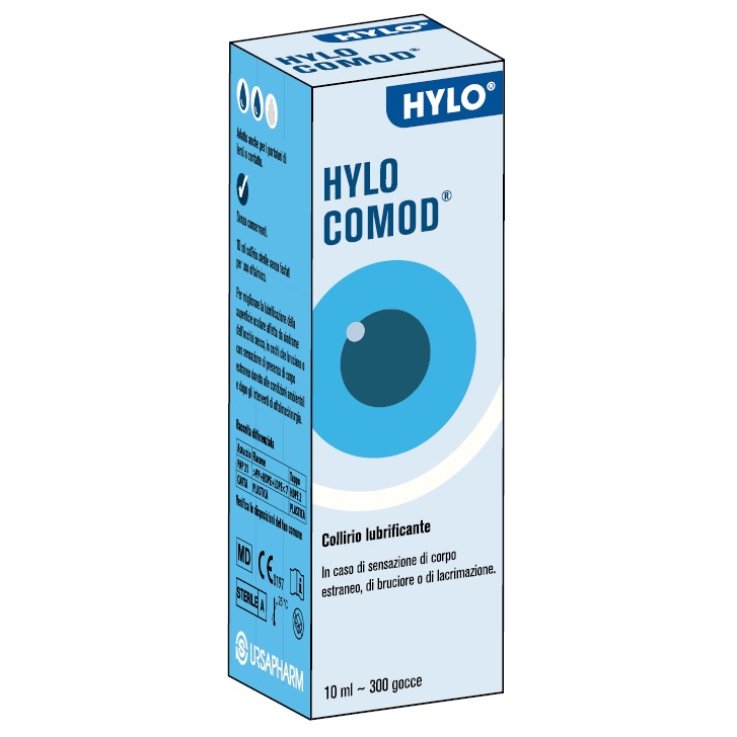 COLLIRIO LUBRIFICANTE HYLO COMOD IALURONATO DI SODIO 2 MG/ML10 ML COLLIRIO LUBRIFICANTE HYLO COMOD IALURONATO DI SODIO 2 MG/ML10 ML