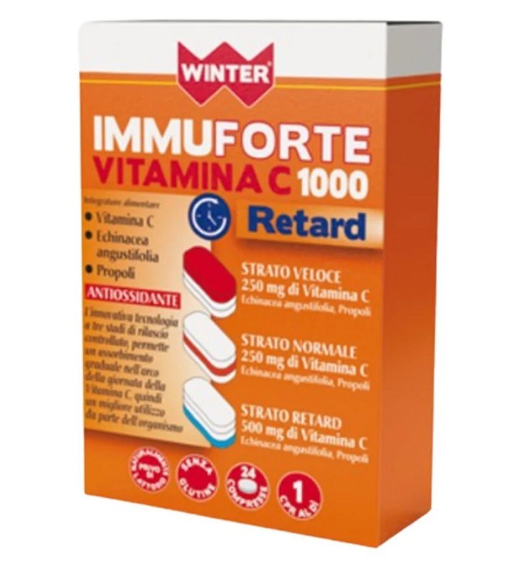 WINTER IMMUNOFORTE VITAMINCA C 1000 RETARD 24 COMPRESSE WINTER IMMUNOFORTE VITAMINCA C 1000 RETARD 24 COMPRESSE