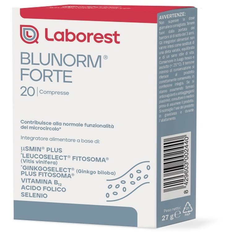 BLUNORM FORTE 20CPR * BLUNORM FORTE 20CPR *