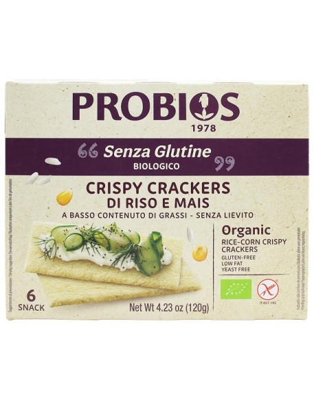 CRISPY CRACKERS RISO MAIS 6PZ