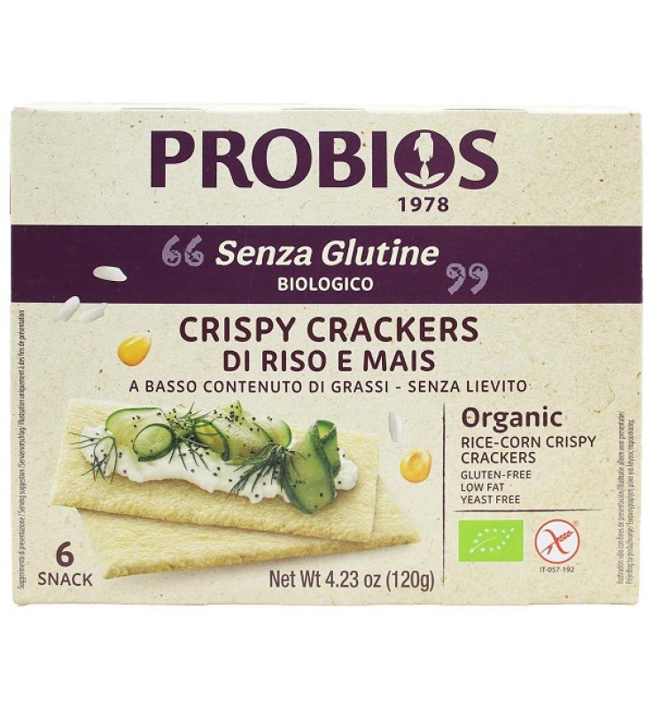 CRISPY CRACKERS RISO MAIS 6PZ CRISPY CRACKERS RISO MAIS 6PZ
