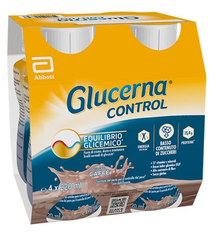 GLUCERNA CONTROL CAFFE'4X220ML