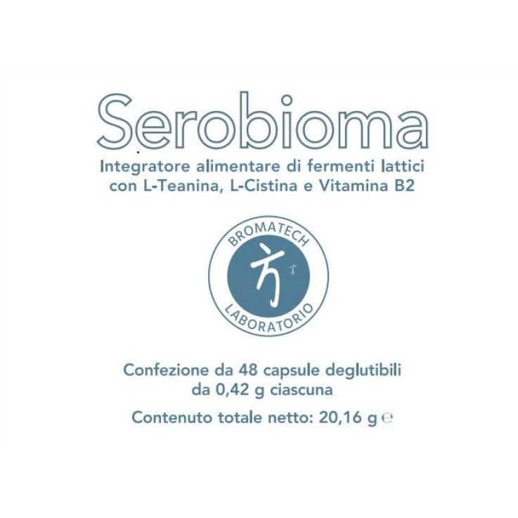 Serobioma | Probiotici L-Teanina Intestino e Benessere Mentale 48CPS Serobioma | Probiotici L-Teanina Intestino e Benessere Mentale 48CPS