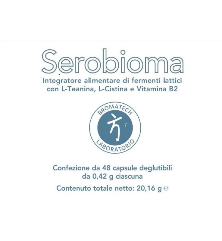 Serobioma | Probiotici L-Teanina Intestino e Benessere Mentale 48CPS