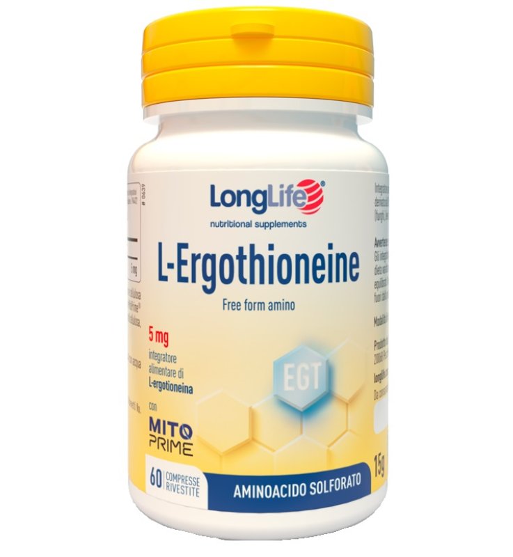 LONGLIFE L-ERGOTHIONEINE 60CPR