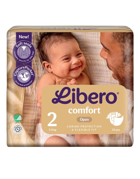 LIBERO Comf.2 3-6Kg 34pz
