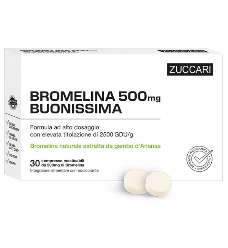 BROMELINA 500 BUONISSIMA 30Cpr BROMELINA 500 BUONISSIMA 30Cpr