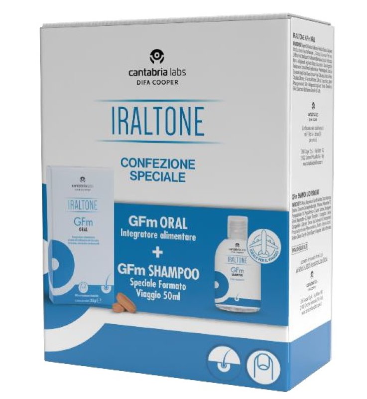 GFM ORAL 30 CAPSULE + GFM SHAMPOO USO FREQUENTE 50 ML IN OMAGGIO IRALTONE
