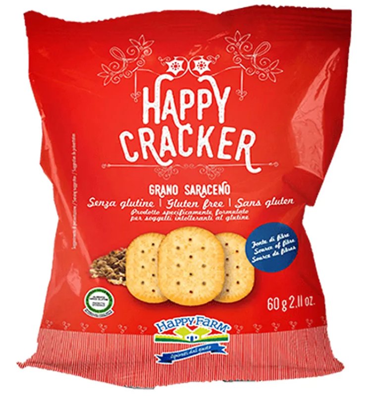 HAPPY FARM Crackers Grano Sar.
