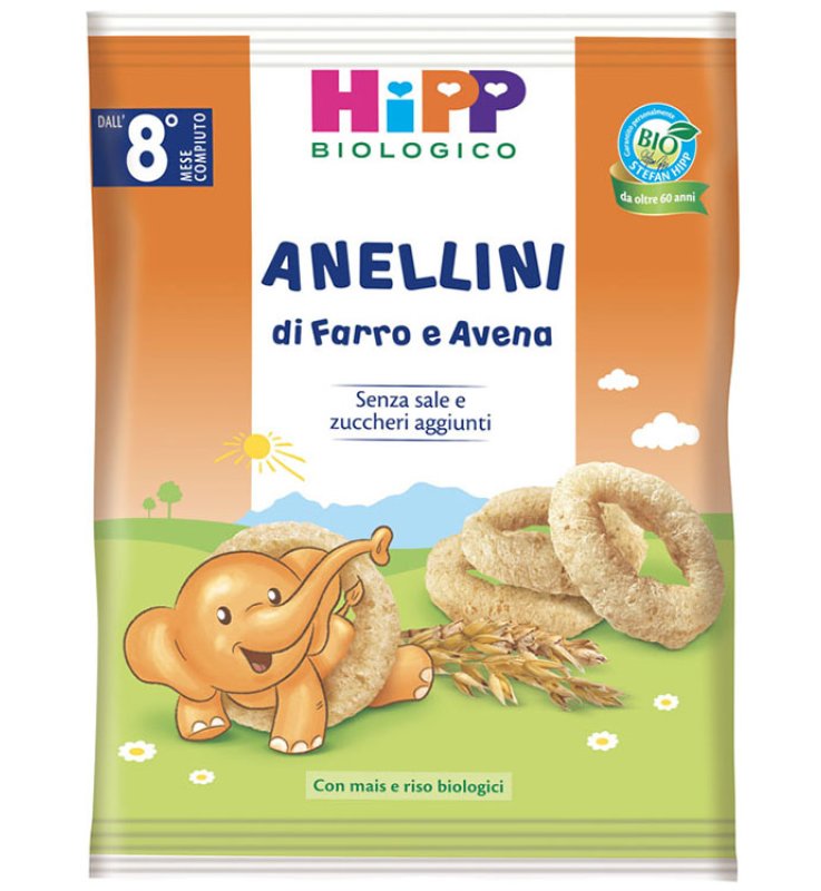 HIPP BIO ANELLINI FARRO/AVENA 8M