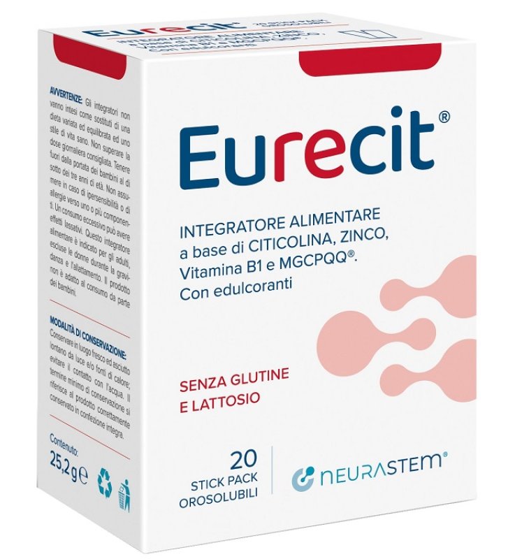 EURECIT 20STICK PACK OROSOLUB