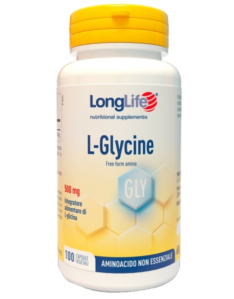 LONGLIFE L-GLYCINE 500mg100Cps LONGLIFE L-GLYCINE 500mg100Cps