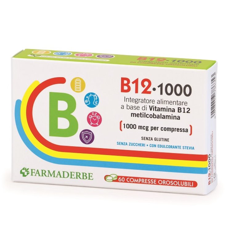 B12 1000 60CPR OROSOLUBILI B12 1000 60CPR OROSOLUBILI