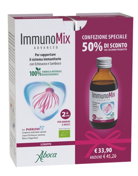 IMMUNOMIX ADVANCED SCIROPPO CONFEZIONE SPECIALE 2 PEZZI