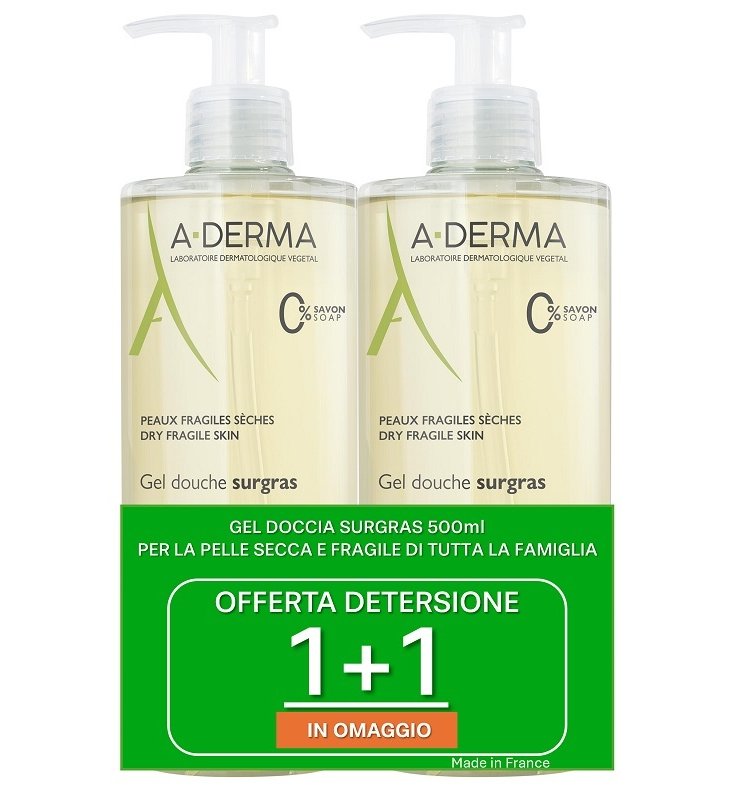ADERMA A-D LES INDISPENSABLES 2 GEL DOCCIA SURGRAS 500 ML