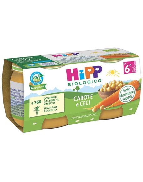 HIPP BIO OMOG CAROTE/CECI2X80G HIPP BIO OMOG CAROTE/CECI2X80G
