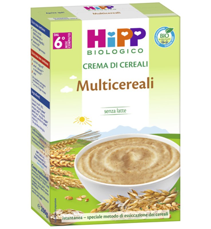 HIPP BIO CREMA CEREALI MULTICEREALI 200 G