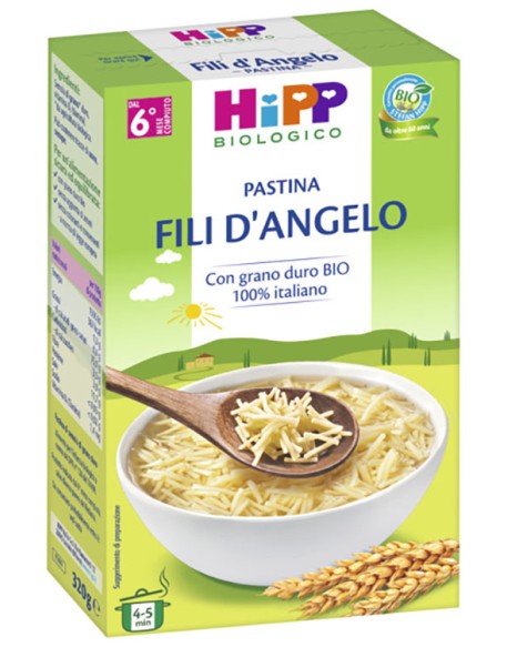 HIPP Bio Past.Fili D'Ang.320gr HIPP Bio Past.Fili D'Ang.320gr