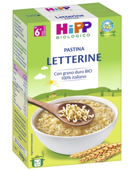 HIPP BIO PASTINA LETTERINE320G HIPP BIO PASTINA LETTERINE320G