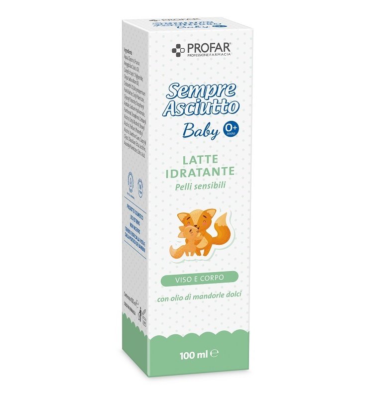 PROFAR SEMPRE ASCIUTTO LATTE IDRATANTE VISO CORPO BABY 100 ML