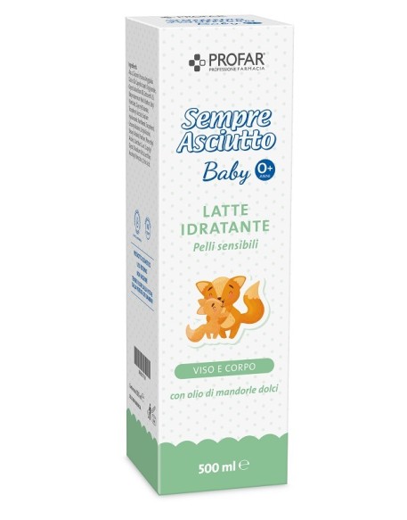 PROFAR SEMPRE ASCIUTTO LATTE IDRATANTE VISO CORPO BABY 500 ML PROFAR SEMPRE ASCIUTTO LATTE IDRATANTE VISO CORPO BABY 500 ML