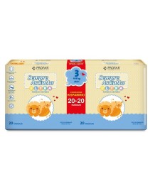 PANNOLINI PROFAR SEMPRE ASCIUTTO ULTRA MIDI 4/9 KG BIPACCO 20+20 PEZZI