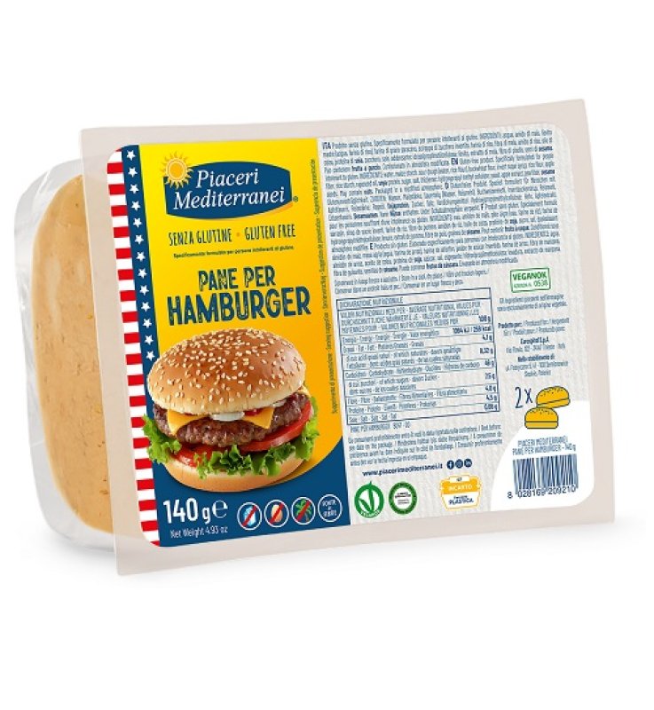 PIACERI MED.Pane Hamb.140g PIACERI MED.Pane Hamb.140g