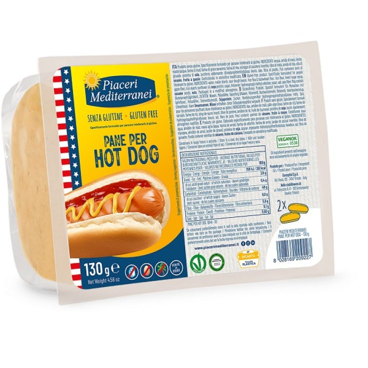 PIACERI MED.Pane Hot Dog 130g PIACERI MED.Pane Hot Dog 130g