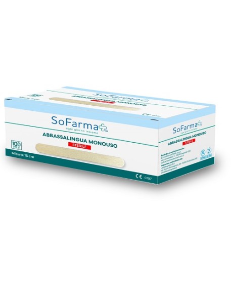 ABBASSALINGUA STERILE 100PZ SF+ ABBASSALINGUA STERILE 100PZ SF+